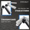 FitColt Hand Grip Strengthener Set, 3 Pack 100-200 LBS Hand Gripper, Hand Exerciser, Metal Heavy Grip Strength Trainer, Hand Strengthener for Finger Wrist Forearm - Image 3