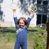 Gentle Booms Sports Colorful Swing Gymnastic Bar Rings,Playground Equipment for Ninja Slackline, MonSkey Ring, Climbing Ring, Obstacle Ring (Blue/6pcs) - Image 3