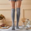 Scoks Girls Ladies Women Thigh High OVER The KNEE Socks Long Cotton Stockings Warm Stockings - Image 7