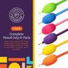 Special Supplies Egg Pen-Pencil Grips for Kids and Adults Colorful, Cushioned Holders for Handwriting, Drawing, Coloring - Ergonomic Right or Left-Handed Use - Reusable (6-Pack) - Image 8