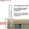Staples 567298 45-Inch X 53-Inch Low Pile Carpet Chair Mat Lip - Image 8