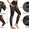 Cerburny High Waisted Exercise Yoga Pants with Pockets Workout Leggings for Women Running Pants - Image 4