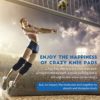 Volleyball Knee Pads,Knee Compression Sleeve Support for Men Women with High Protection Pads ,Professional Grade Knee Pads for Running,Meniscus Tear,ACL,Arthritis,Joint Pain Relief - Image 4