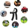 Eoney F6 Hand Grip Strengthener Adjustable Hand Grip Exerciser (Black) - Image 7