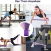 Resistance Bands, 5 Pcs Exercise Bands for Legs Glutes Arms, Skin-Friendly Resistance Fitness Exercise Loop Bands for Gym Home Yoga Pilates with Carry Bag and Instruction Guide - Image 6