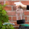Extra Large Glass Salon Sprayer Bottles - 32 oz Reusable Water Plant Spray & Misting Atomization, Hairdressing, Window and Carpet Cleaning Solution by kitchentoolz - Image 7