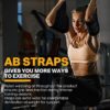 Bodyweight Resistance Training Kit,Exercise Trainer Straps for Full Body Workouts at Home or Gym,Extension Trainer Fitness Bands,Pilates Bands with Handle,Door Anchor - Image 7