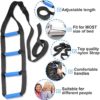 Homymusy Bed Ladder Assist,Pull up Helper and Sit up Helper with 4 Handle Grips (160 INCHES,1 Pack) - Image 4