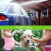 Garden Hose Nozzle Heavy Duty Spray 9 Adjustable Patterns Metal Water Jet Hose Sprayer Hand Gun Grip Trigger for Cleaning/Watering Lawn and Garden/Pets Shower by SUNRICH - Image 7