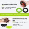 Hand Grip Strengthener Workout Kit (10Pcs )Hands Grip Strength Trainer, Forearm Gripper, Finger Exerciser Stretcher Wrist Ball, Stress Relief Ball for Men and Women, Injury Recovery - Image 4