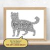 American Curl Cat Lovers Gifts for Women, Men, Mom, Dad • Personalize Custom Art Print Portrait Merchandise • 8 x 10 • 8.5 x 11 • 11 x 14 Mat+Mount • Handmade USA - Image 5