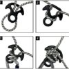 S.E.Peak Rescue Figure 8 Descender Climbing Gear Downhill Equipment Rigging Plate Rappeling Device for Rock Climbing/Aluminum Alloy - Image 5