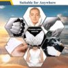 24 Pcs White Cotton Gloves for Dry Hands Moisturizing Gloves Overnight Eczema Gloves Kids Sleep Gloves for Women Cosmetic Jewelry Silver Moisturizing Coin Inspection Gloves - Image 7