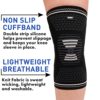 TKWC Knee Brace Compression Sleeve for Men Women, Knee Support for running, weightlifting, BasketBall , Knee Pads for Meniscus Tear, ACL, Arthritis and Knee Pain Relief (Medium) - Image 5