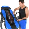 Exerpeutic Inversion Table UL Certified with Heat and Massage Therapy, Blue - Image 5