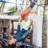 Gentle Booms Sports Colorful Swing Gymnastic Bar Rings,Playground Equipment for Ninja Slackline, MonSkey Ring, Climbing Ring, Obstacle Ring (Blue/6pcs) - Image 5