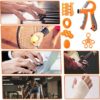 Hand Grip Strengthener Finger Strengthener Workout Kit (6Pack) with Counter Adjustable Forearm Grip Exercise Finger Exerciser, Grip Ring & Stress Relief Grip Ball for Recovery and Athletes - Image 2