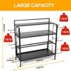Omreid Home Gym Storage Rack,Yoga Mat Storage,Ball Storage,Dumbbell Rack,Weight Rack for Dumbbells, Kettlebells,Yoga Mat and Small Yoga Balls, All in One Workout Storage with Wheels and Hooks,Easy Assemble - Image 5