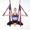 MIFXIN Aerial Yoga Swing Set Trapeze Yoga Kit Ultra Strong Antigravity Yoga Hammock Sling Inversion Swing Tool for Air Yoga Inversion Exercise - Image 3