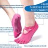 7 Pairs Yoga Socks Women Full Toe Sock Non Slip Sticky Gripper Socks with Strap - Image 3