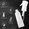 Continuous Spray Bottle - 10 Ounce Mister Spray Bottle Ultra Fine Mist Spray Bottles for Hair - Clear Water Spray Bottle Plant Mister Sprayer for Cleaning, Misting & Skin Care- 3 pack - Image 2