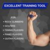THERABAND Hand Exerciser, Stress Ball For Hand, Wrist, Finger, Forearm, Grip Strengthening & Therapy, Squeeze Ball to Increase Hand Flexibility & Relieve Joint Pain, Blue, Firm - Image 5