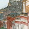 Asian Art Print, Korean Art Print, Seoul Print, Seoul Art, Traditional Korean Art, Hambok, Mother and child art - Image 3