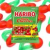 Haribo Gummi Happy Cherries Fruit Flavored Chewy Candies, Cherry Shaped Gummies, On the Go Fruit Snacks Shareable Bags, 5 ounce, Pack of 3 - Image 2