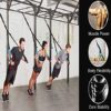 KEAFOLS Bodyweight Fitness Resistance Kit Extension Strap Door Anchors, Powerlifting Strength Workout Straps Full Body Complete Home Gym Body Core Exercise - Image 4