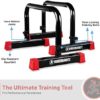 Rubberbanditz Parallettes Push Up & Dip Bars | Heavy Duty, Non-Slip Parallette Stand for Crossfit, Gymnastics, & Bodyweight Training Workouts - Image 2