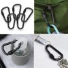 Gold lion Gear Aluminum Carabiner w/ Lock 3 Inch | D Shape Heavy Duty Buckle | Small Carabiner Clip, Key Ring, Backpack Clip - Image 6