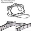 1.1M 7 Loops Aerial Yoga Hammock Extension Rope Belt Strap for Hammock Aerial Yoga Outdoor Camping Double-Layer High-Strength Polyester Chrysanthemum Rope (Orange) - Image 7