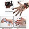 SHXJHXC Finger Exercisers & Hand for Strength Grip Strengthener,Training with Alpha Gripz Trainer Stretcher, Strengthening Equipment for Wrist Physical Therapy Forearm Extensor (Red) - Image 5