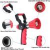STYDDI Fireman Style Hose Nozzle with Ergonomic Rubber Grip, Heavy Duty Metal Fireman Nozzle with Large On/Off Lever and Adjustable Spray Patterns, for Car Washing, Patio Cleaning - Image 3