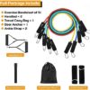 VEICK Resistance Bands Set,Exercise Bands,Workout Bands,Resistance Band with Handles for Men,Weights for Women at Home,Strength Training Equipment for Working Out - Image 2