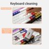 7 in 1 Electronic Cleaner kit - Keyboard Cleaner, Keyboard Cleaning Kit, Laptop Cleaner with Brush, Electronic Cleaner for Airpods pro/Laptop/Phone/Computer/Screen (Give Away a Flannel Cloth) Pink - Image 6