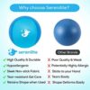 Serenilite Stress Balls, Anxiety Relief Items, Grip Strength Trainer, Meditation Accessories, Physical Therapy Equipment, Fidget Ball, Stress Balls for Adults, Hand Grip Exerciser Strengthener - Image 4
