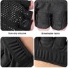 Fitness Exercise Gloves, Silicone Non-Slip Four Finger Weightlifting Protection Gloves, Men Women Callus Guard Workout Grip Gloves, Protect for Power Cross Training Lifting Hanging Cycling Yoga - Image 3