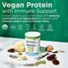 Organic Plant-Based Protein Powder by Four Sigmatic | Sweet Vanilla Protein with Lion’s Mane, Chaga, Cordyceps, and More | Clean Vegan Protein Elevated for Brain Function and Immune Support | 21.16 oz - Image 3