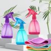 Spray Bottles - Set of 3 Small Empty Plastic Spray Bottles For Hair, Plants, Cats. 12 Oz Vibrant Color Water Squirt Bottles - Image 6