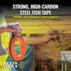 Klein Tools 56331 Fish Tape, Steel Wire Puller with Double Loop Tip, Optimized Housing and Handle, 1/8-Inch x 50-Foot - Image 6