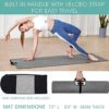 CHABAEBAE Smart Yoga Mat for Women, Yoga Mat for Men Exercise Mats | Non Slip Yoga Mat With Built-in Workout Timer, Phone/ Tablet Stand | Workout Mat Pilates Mat, 72" L 24" W 6mm Thick Yoga Mat With Strap & Bag - Image 7