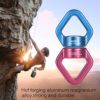 AusKit Swing Swivel, 30 KN Safest Rotational Device Hanging Accessory for Web Tree Swing, Therapy Swing, Aerial Dance, Swing Spinner Hanger, Rock Climbing, Hanging Hammocks - Image 2