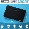 Thick Kneeling Pad, Garden Kneeler for Gardening, Bath Kneeler for Baby Bath, Kneeling Mat for Exercise & Yoga, Knee Pad for Work, Floor Foam Pad, Extra Large (XL) 18 x 11 x 1.5 Inches, Black - Image 3