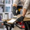 Disposable Black Nitrile Gloves 6 Mil. Extra Strength Latex & Powder Free, Textured Fingertips Gloves - Image 5