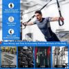 Resistance Bands Set with Handles, Megoal Workout Resistance Bands for Men Women Fitness Resistance Straps Trainer Exercise Bands Bodyweight Training Kit for Full Body Home Gym Indoor Outdoor - Image 2