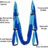 Yangogle Aerial Yoga Swing Set,Ultra Strong Yoga Hammock Extension,Antigravity Ceiling Hanging Yoga Sling Inversion Exercises with Ceiling Mounting Kit and Extension Straps - Image 2