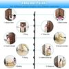 Brebebe Door Anchor Strap for Resistance Exercise, Resistance Bands with Handles Pull Bar, New Perfect Portable Home Gym, All-in-One Complete Workout Equipments for Full Body Exercise - Image 3