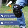 WORKPRO Knee Pads for Construction - Safety Kneepads with Ergonomic Gel Cushion and Foam Padding, Adjustable Buckle Straps and Durable Buttons, Ideal for Work Flooring Gardening - Image 2