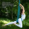 Victorem Aerial Silks - 11 Yards Aerial Silk, Premium Ariel Yoga Hammock, Durable and Low-Stretch Fabric, Yoga Starter Kit for Home, Aerial Rig for All Skill Levels - All Hardware Included - Image 6